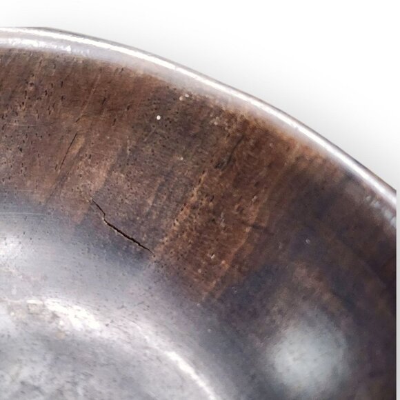 Vintage Hand Carved Wooden Small Gaucalmole Snack Bowl Tribal African Folk Art - Picture 9 of 9